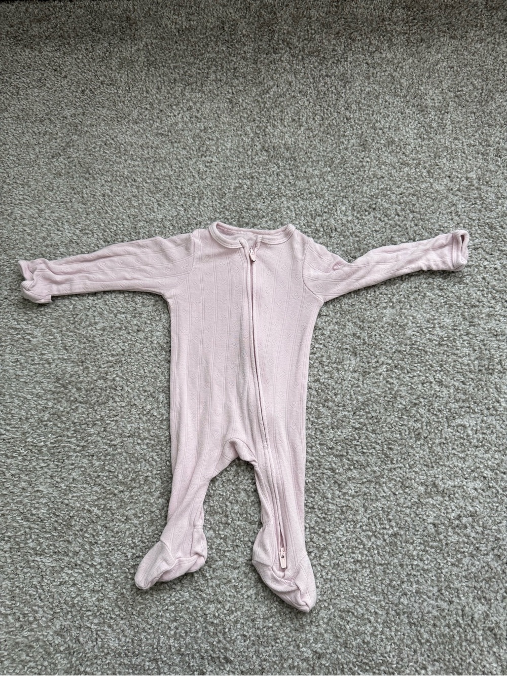 ✨ Cloud Island- Soft Purple Baby One-Piece Pajamas - Classic Double Zip Front ✨